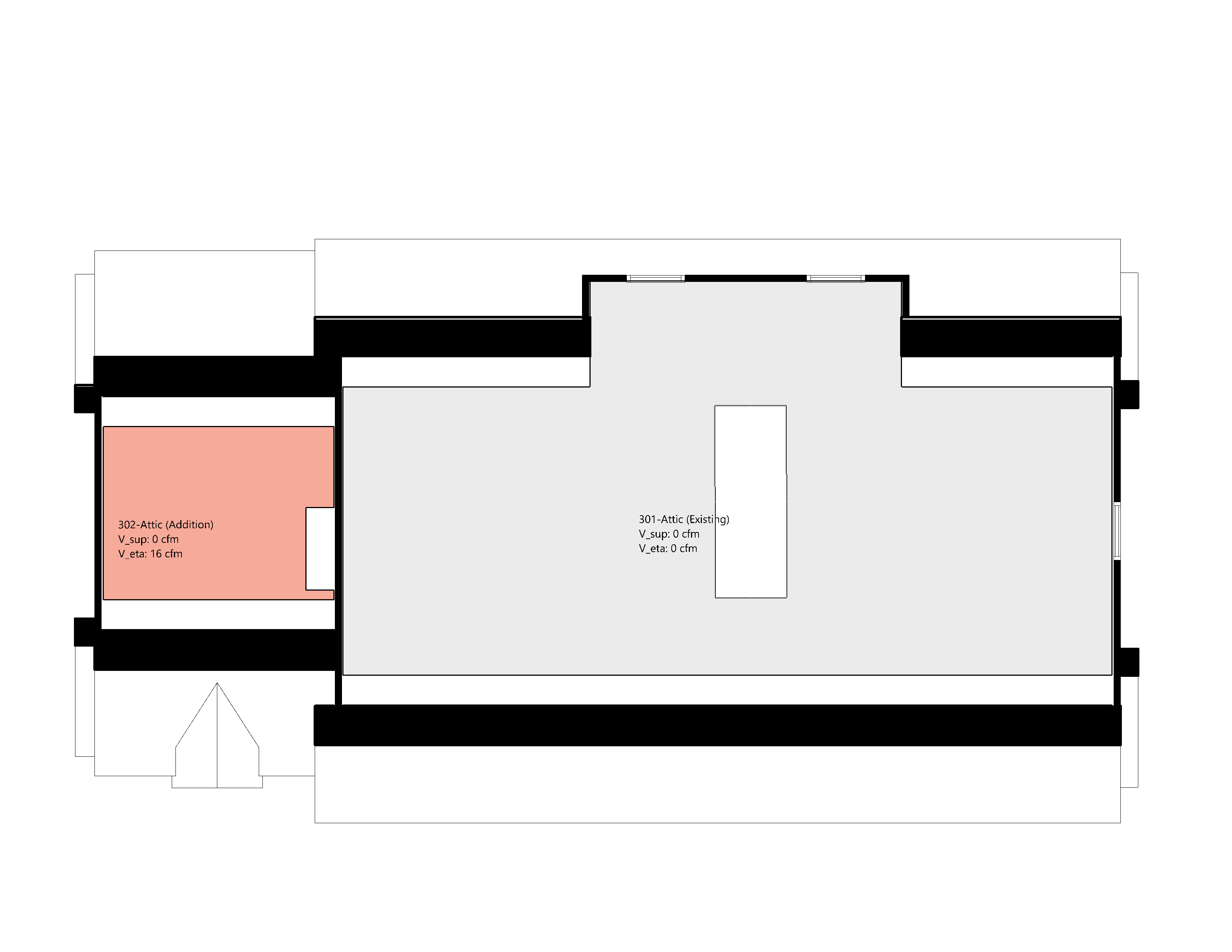 Ventilation Floor Plan - Attic